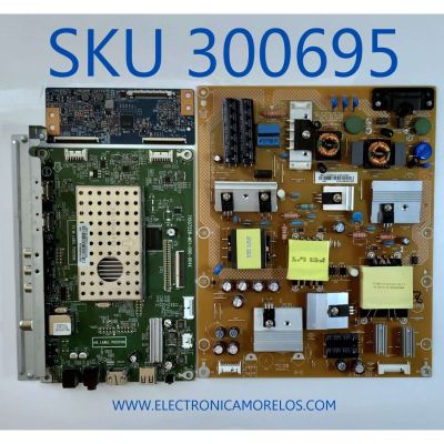 KIT DE TARJETAS PARA TV LG / MAIN XFCB0QK035 / 715G7228-M01-000-004K / FUENTE PLTVEW401XAT9 / 715G6335-P02-004-002M / T-CON 55.55T16.C10 / 55T23-C02 / PANEL TPT550J1-HVN06.U REV:S510D / MODELO 55LF5700 / 55LF5700-UA / 55LF5700-UA.CUSDLH